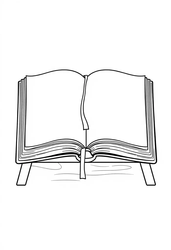 דף צביעה — ספר פתוח